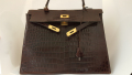 
															sac kelly hermes croco bordeaux vintage
														